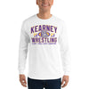 Kearney Wrestling Girls State Champs White Mens Long Sleeve Shirt