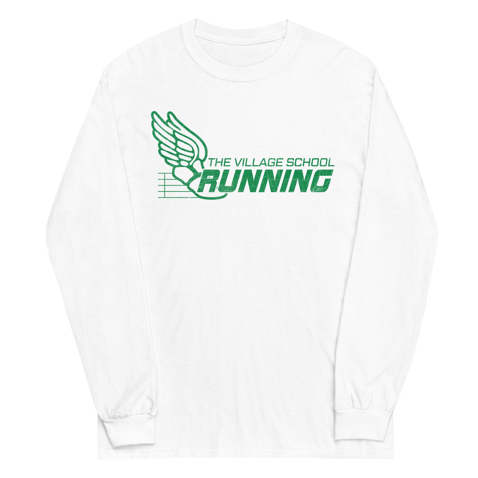 The Village School Running Mens Long Sleeve Shirt