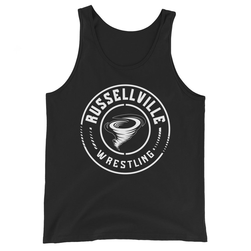 Russellville High School Crusaders Wrestling Crewneck Sweatshirt - Blue  Chip Athletic