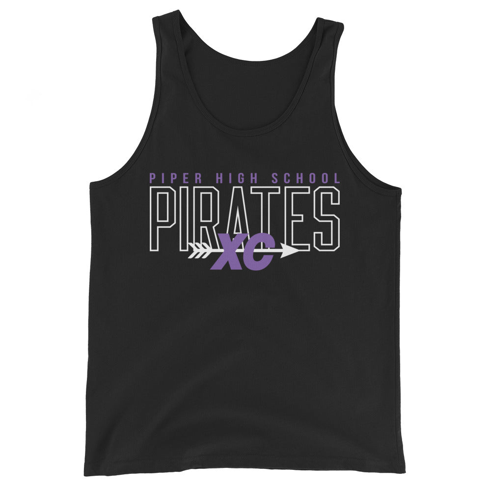 Piper High School Pirates XC Unisex Tank Top