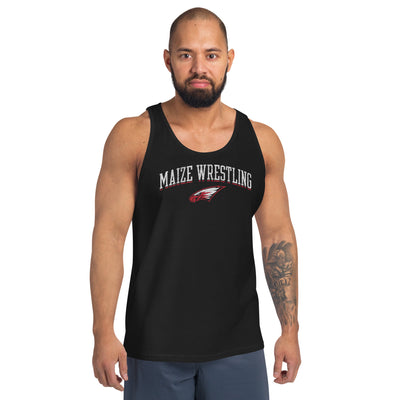 Maize HS Wrestling Arch Mens Staple Tank Top