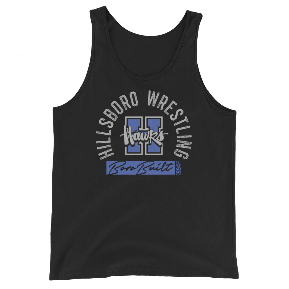 Hillsboro High School  Wrestling Mens Staple Tank Top