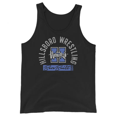 Hillsboro High School  Wrestling Mens Staple Tank Top