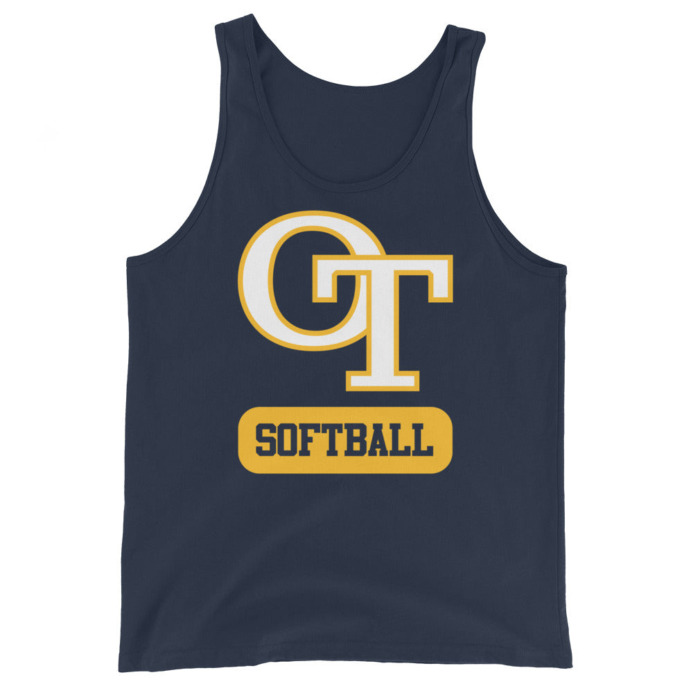 OT Baseball and Softball League - Softball Mens Staple Tank Top