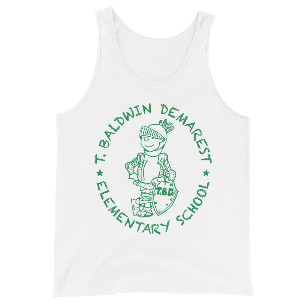 T. Baldwin Demarest Elementary School Adult Tank Top