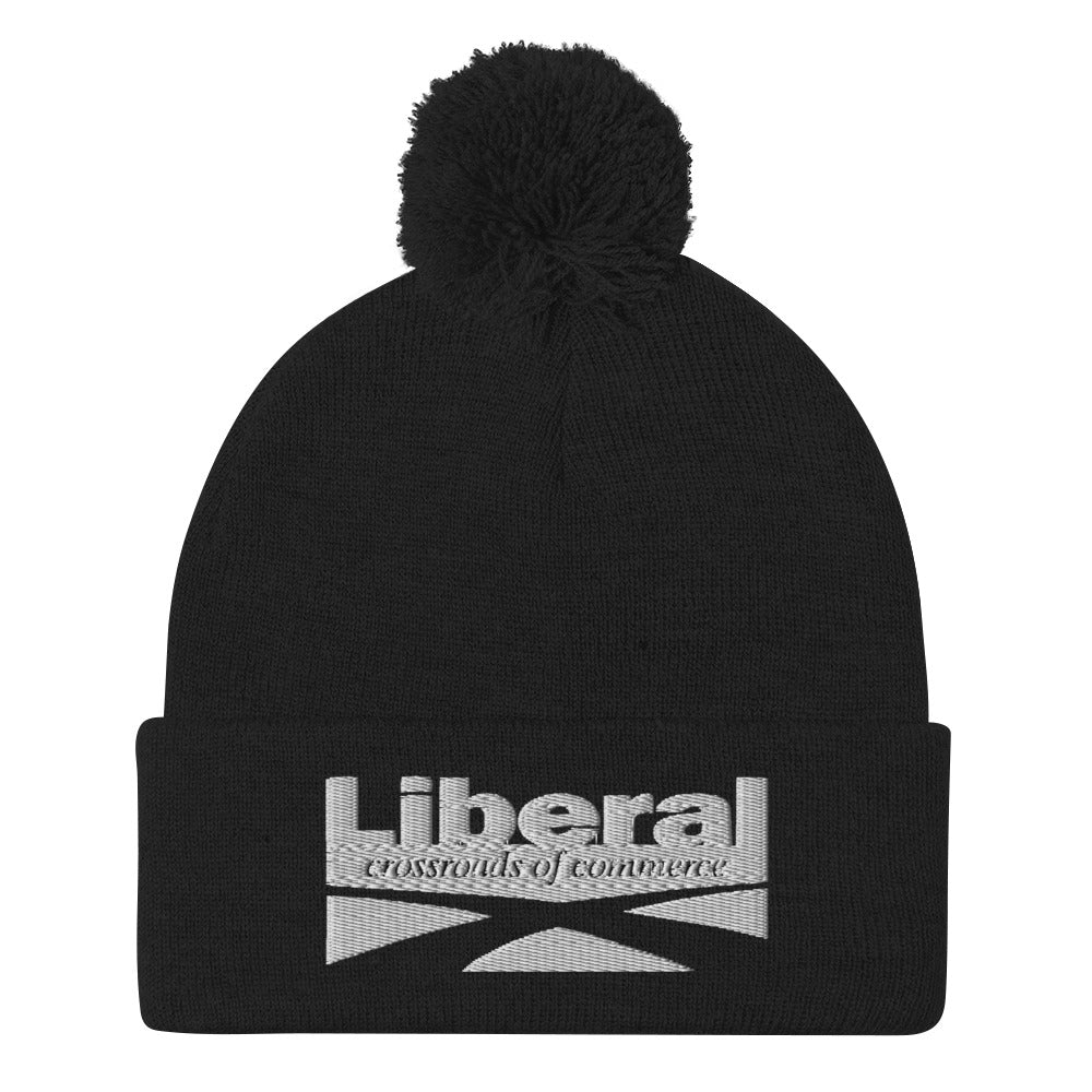 City of Liberal Pom-Pom Beanie