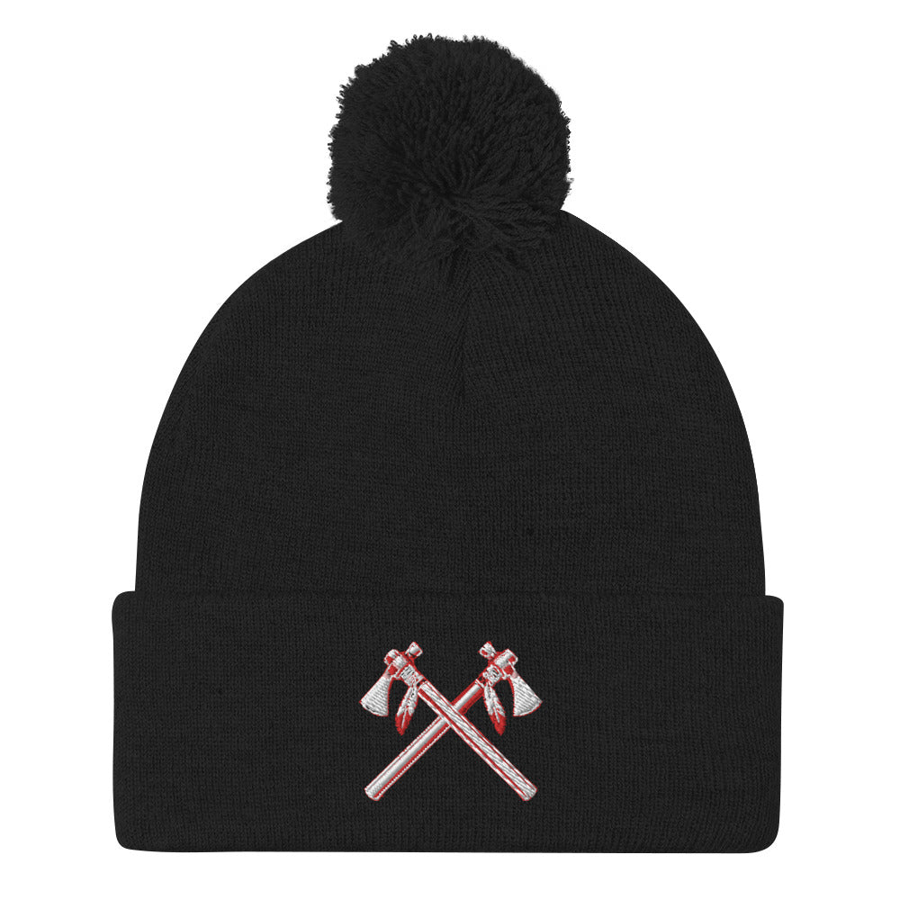 Tomahawk Wrestling Pom-Pom Beanie