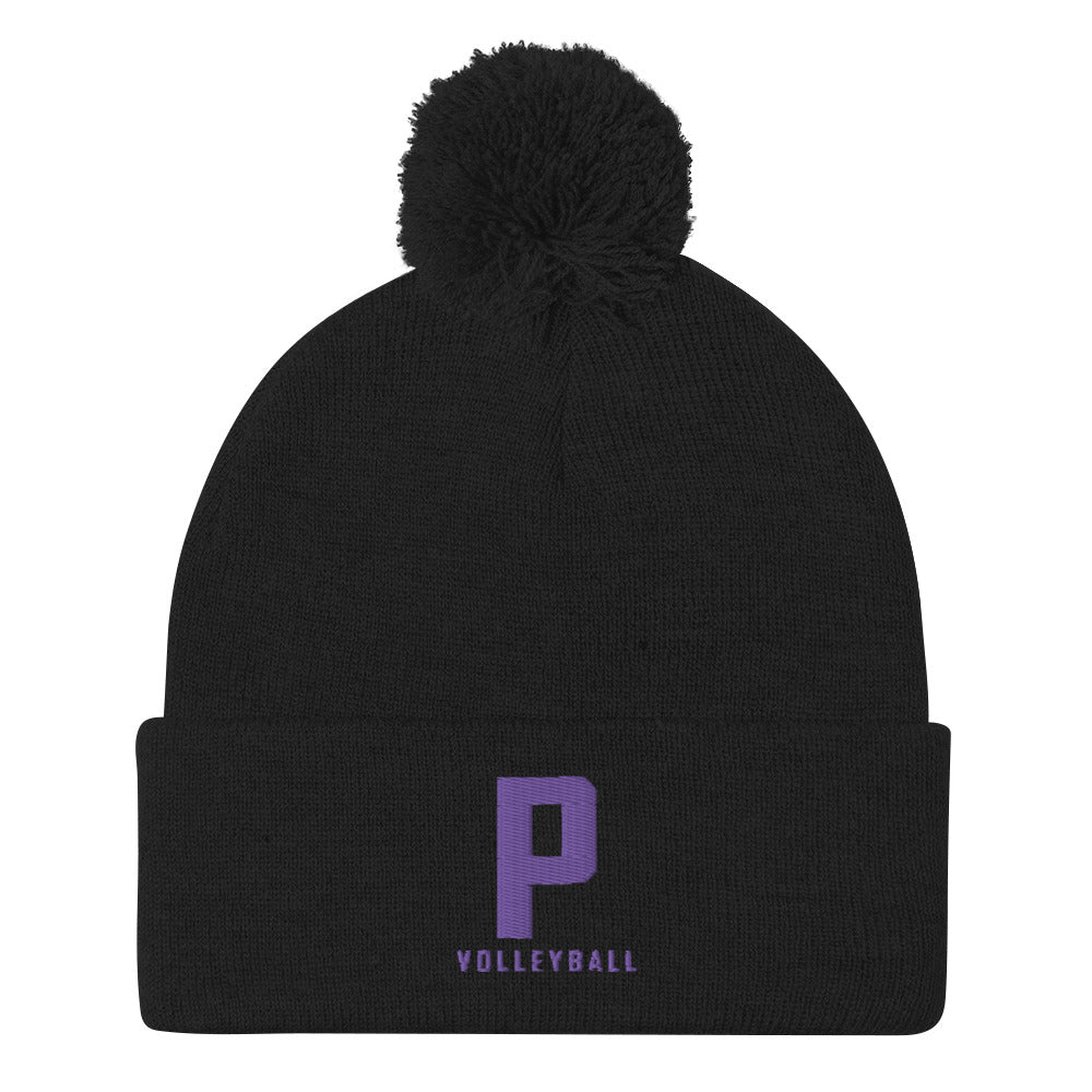 Piper Volleyball Pom-Pom Beanie