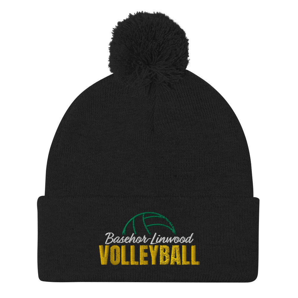 Basehor-Linwood Volleyball Pom-Pom Beanie