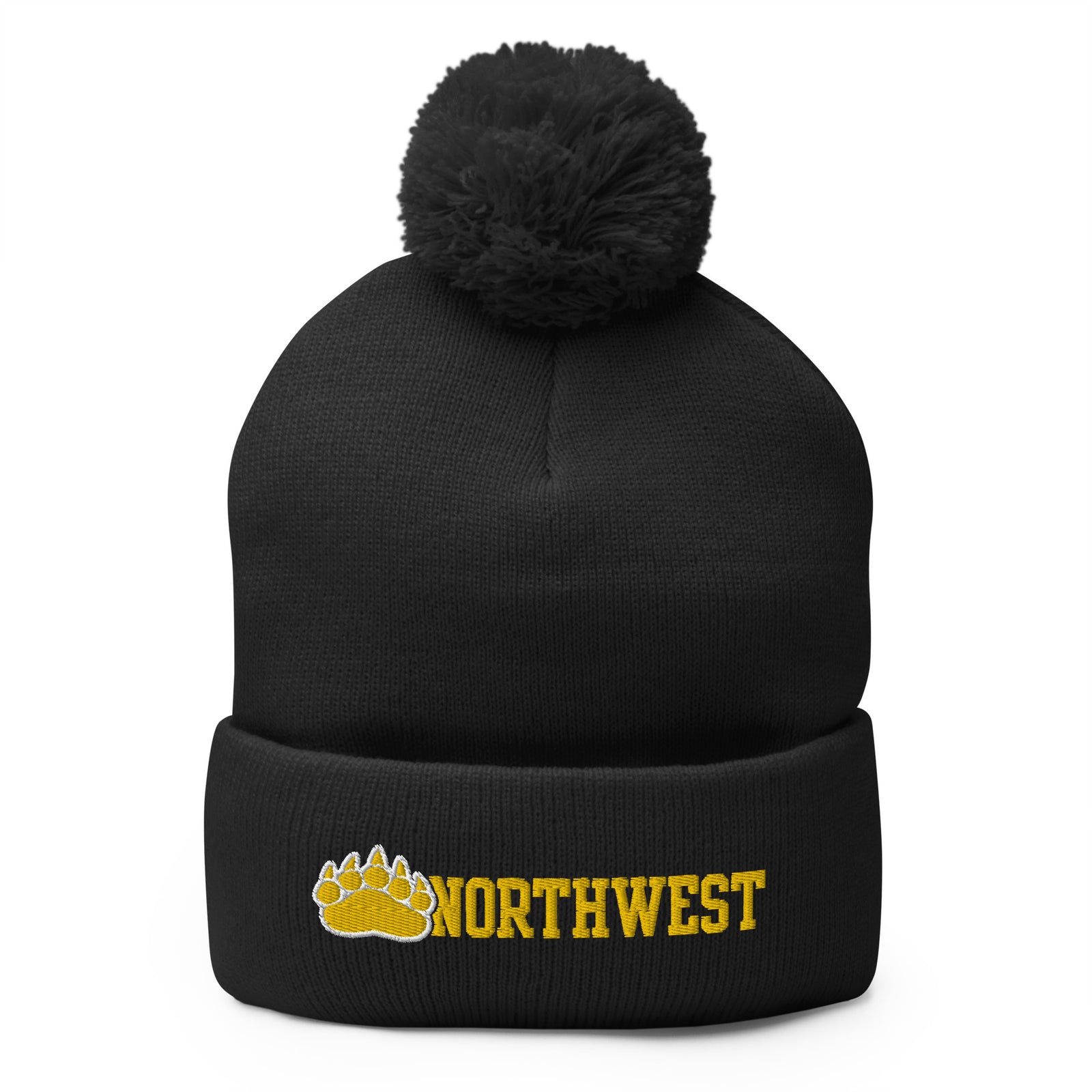 Wichita Northwest High School Wrestling Pom-Pom Knit Cap