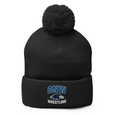Olathe Northwest Wrestling Pom-Pom Knit Cap