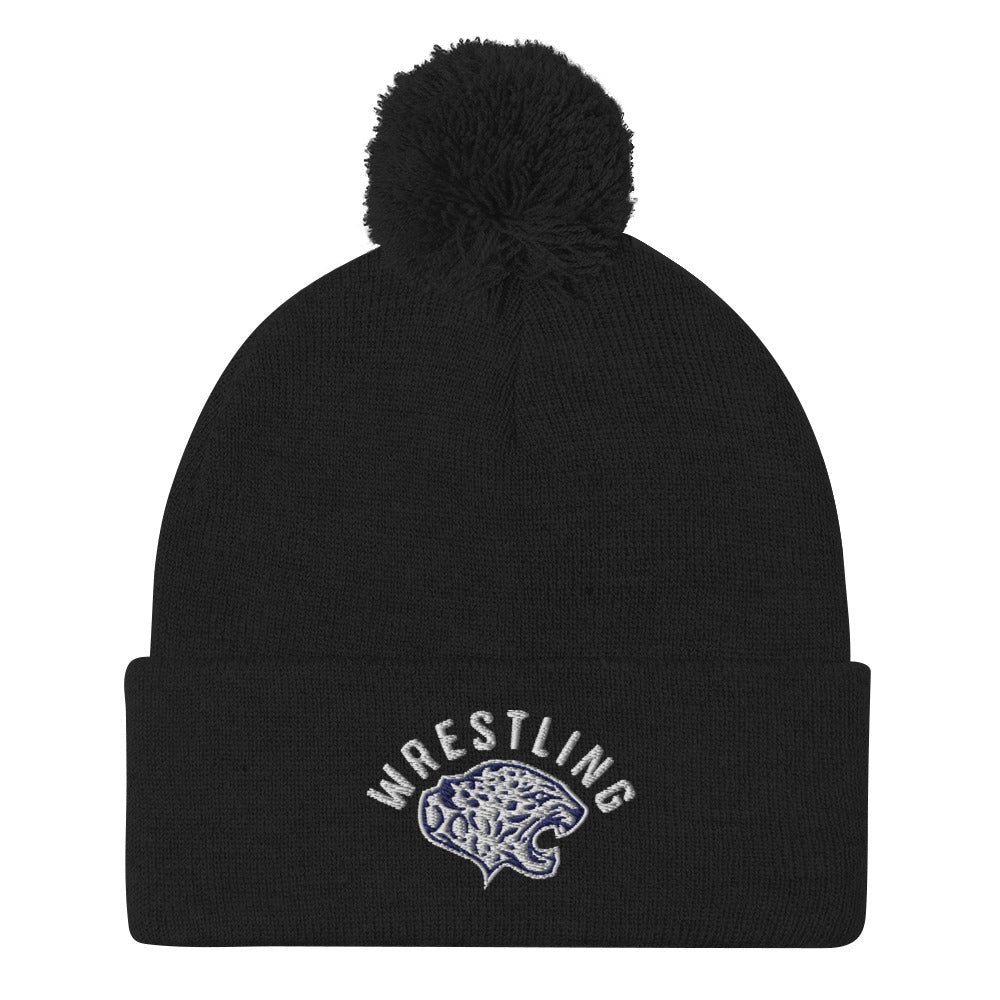 Mill Valley Wrestling Pom-Pom Beanie