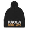 Paola Wrestling Pom-Pom Beanie
