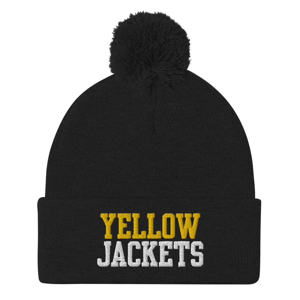 Fredonia Yellow Jackets Pom-Pom Beanie