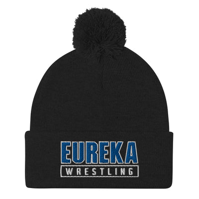 Eureka Wrestling Pom-Pom Beanie