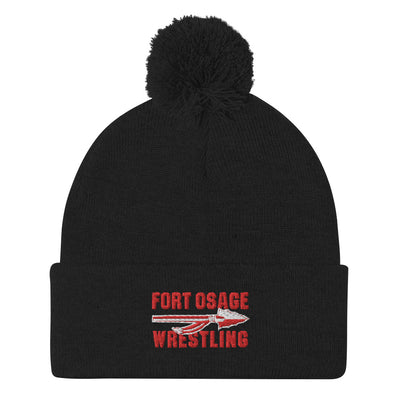 Fort Osage Wrestling Pom-Pom Knit Cap