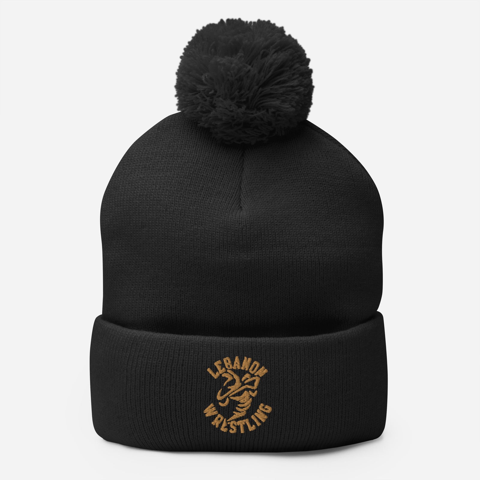 Lebanon Jackets Wrestling Pom-Pom Knit Cap