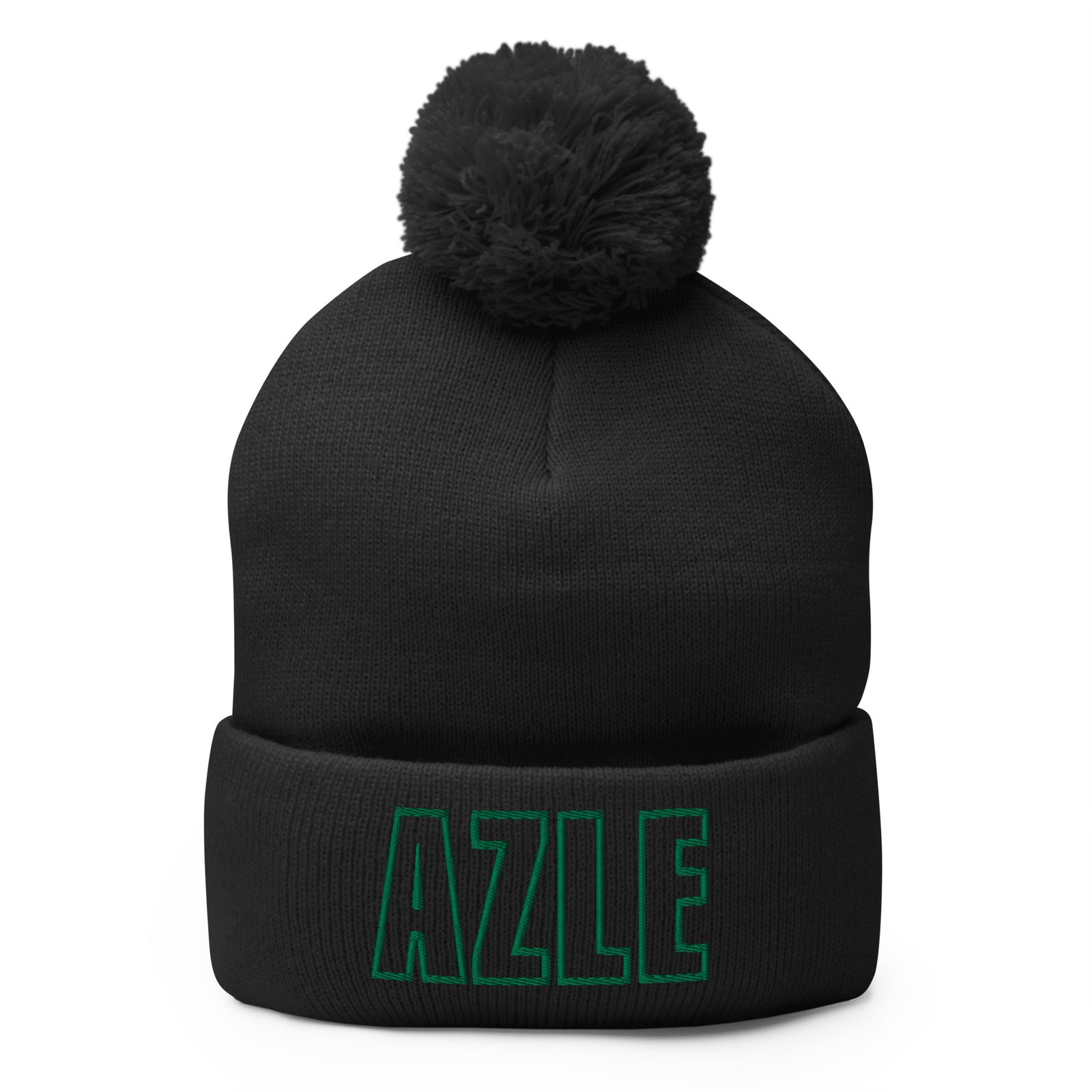 Azle Wrestling  AZLE  Pom-Pom Knit Cap