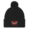 Milford Takedown Club  Embroidered Pom-Pom Knit Cap