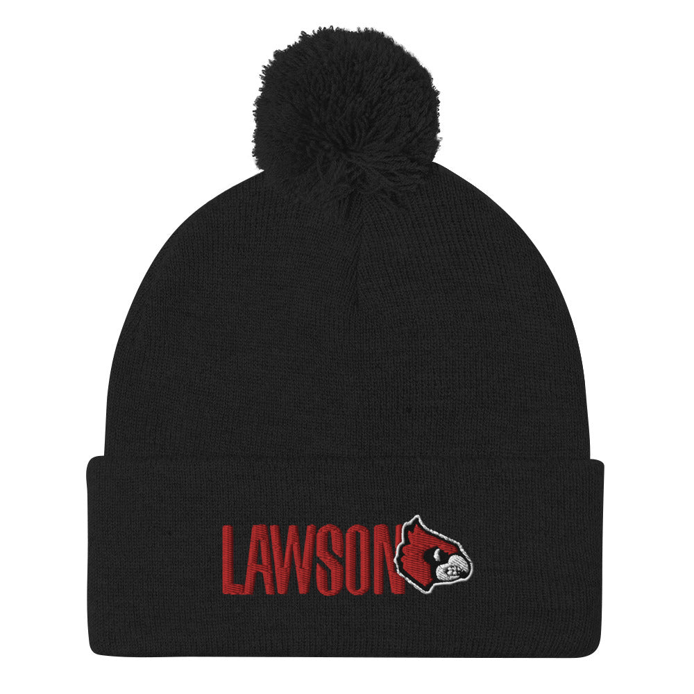Lawson Wrestling Pom-Pom Knit Cap