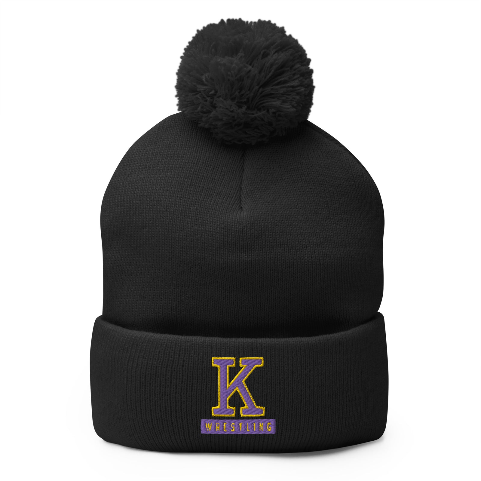 Kearney High School Wrestling Pom-Pom Knit Cap