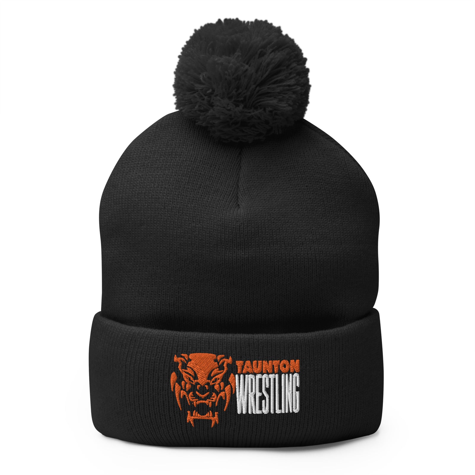 Taunton Wrestling  Pom-Pom Knit Cap