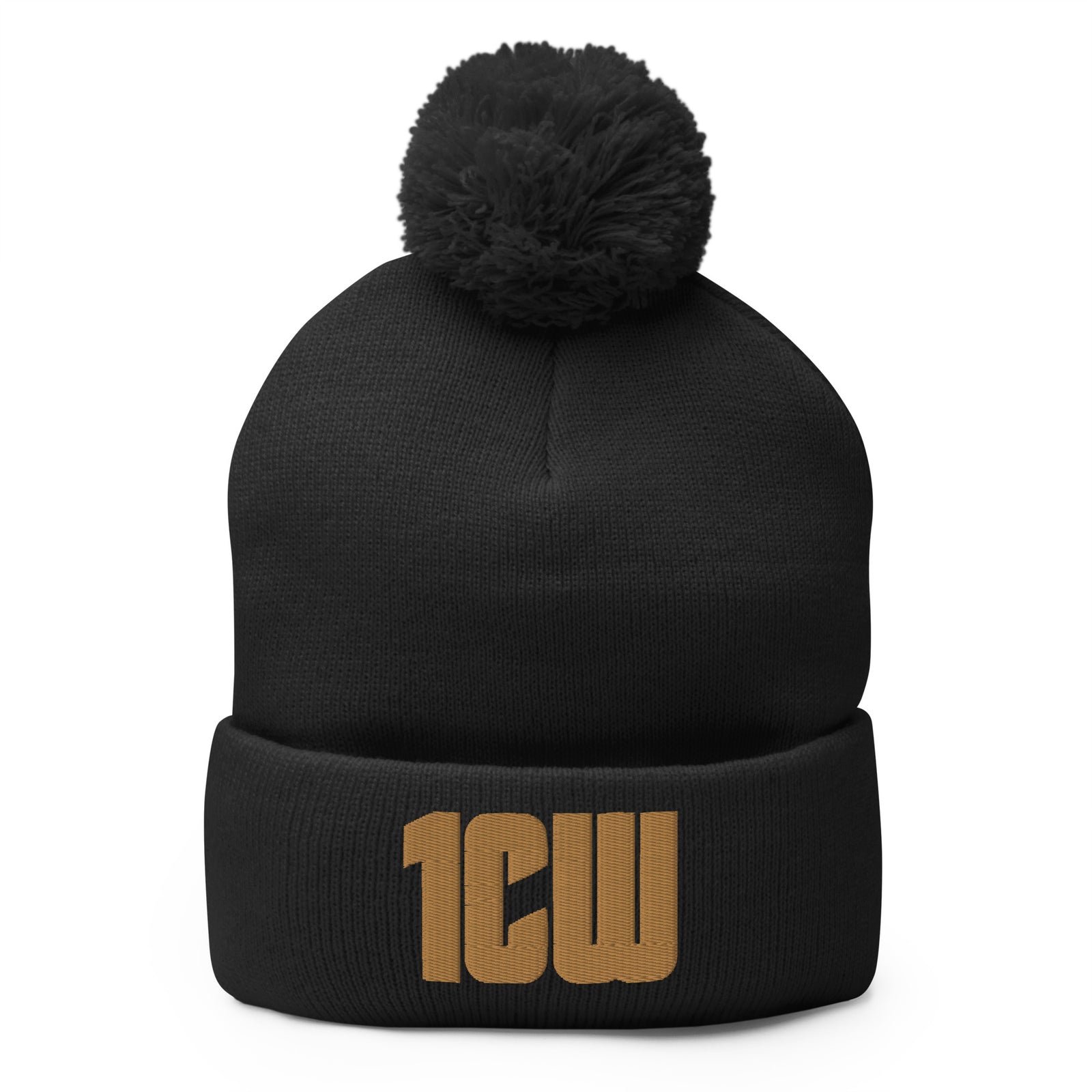 1CW Pro Wrestling Pom-Pom Knit Cap