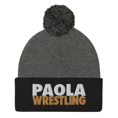 Paola Wrestling Pom-Pom Beanie