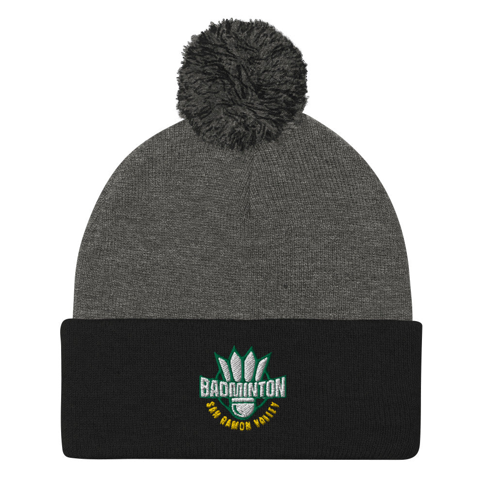 San Ramon Valley Badminton  Pom-Pom Knit Cap
