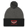 Milford Takedown Club  Embroidered Pom-Pom Knit Cap