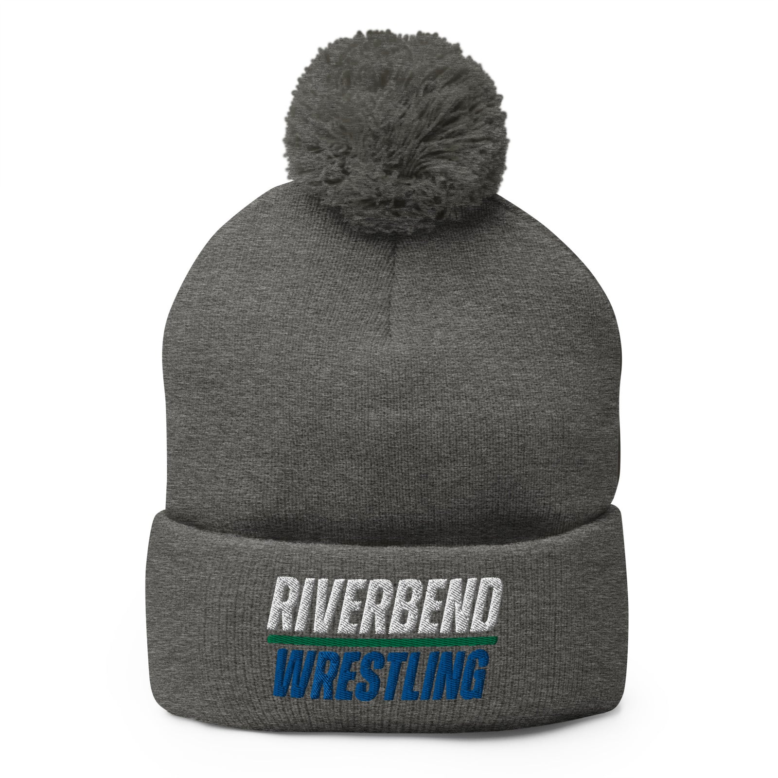 Riverbend Wrestling Pom-Pom Knit Cap