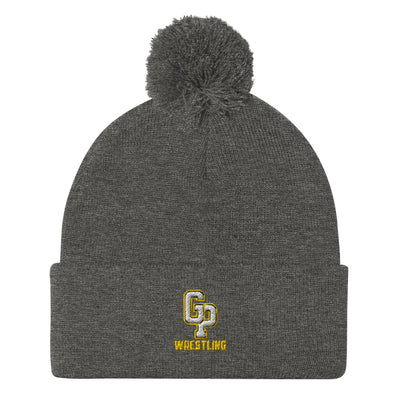 Garden Plain High School Wrestling Pom-Pom Knit Cap