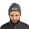 Fremont High School Dark Heather Grey Pom-Pom Knit Cap