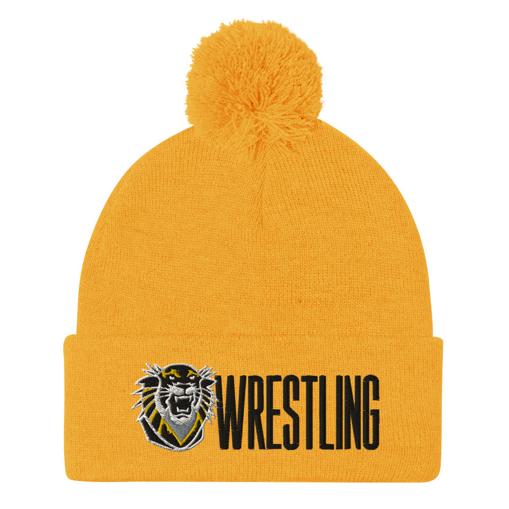 Fort Hays State University Wrestling Pom-Pom Beanie
