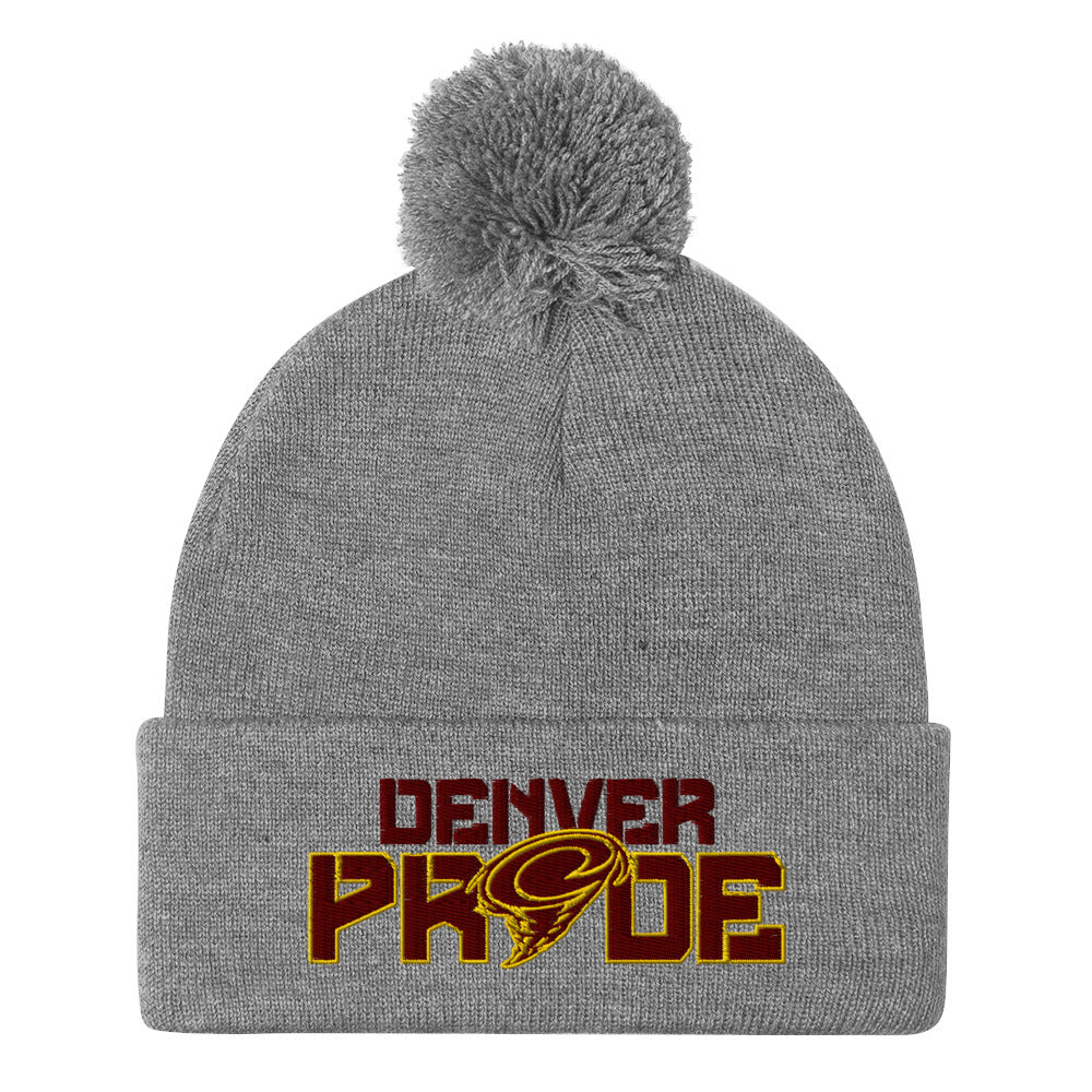 Denver Wrestling Pom-Pom Beanie