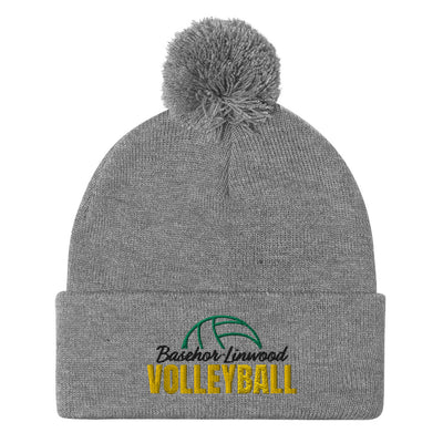 Basehor-Linwood Volleyball Pom-Pom Beanie