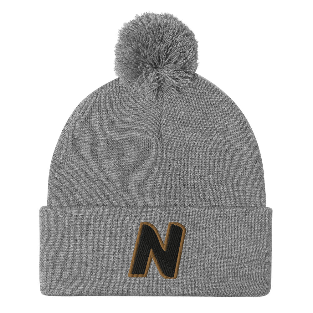 North Kansas City Baseball Pom-Pom Knit Cap