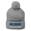 Hillsboro High School  Wrestling Pom-Pom Knit Cap