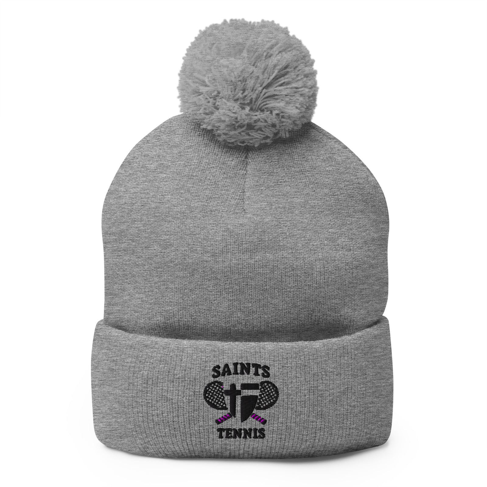 Saint Thomas Aquinas Tennis Pom-Pom Knit Cap