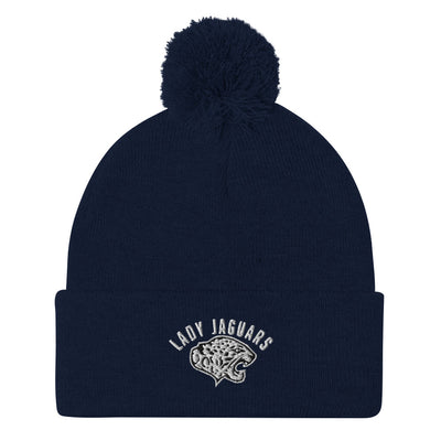 Mill Valley Lady Jaguars Pom-Pom Knit Cap