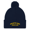 Burlington-Edison HS Wrestling Pom-Pom Knit Cap