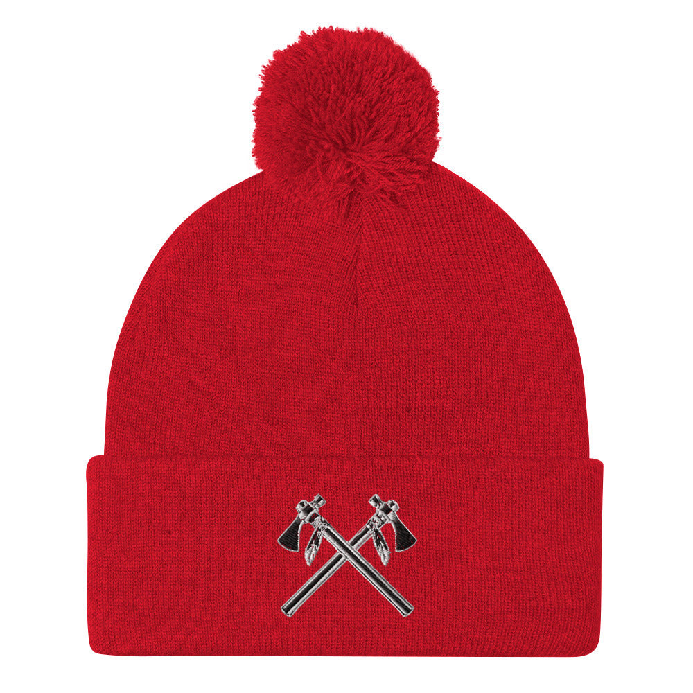 Tomahawk Wrestling  Pom-Pom Beanie