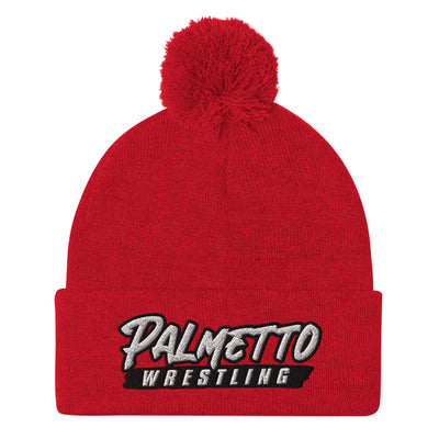 Palmetto Wrestling Pom-Pom Beanie