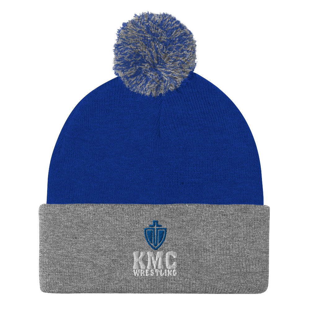 Kapaun Mt. Carmel Wrestling Pom-Pom Knit Cap