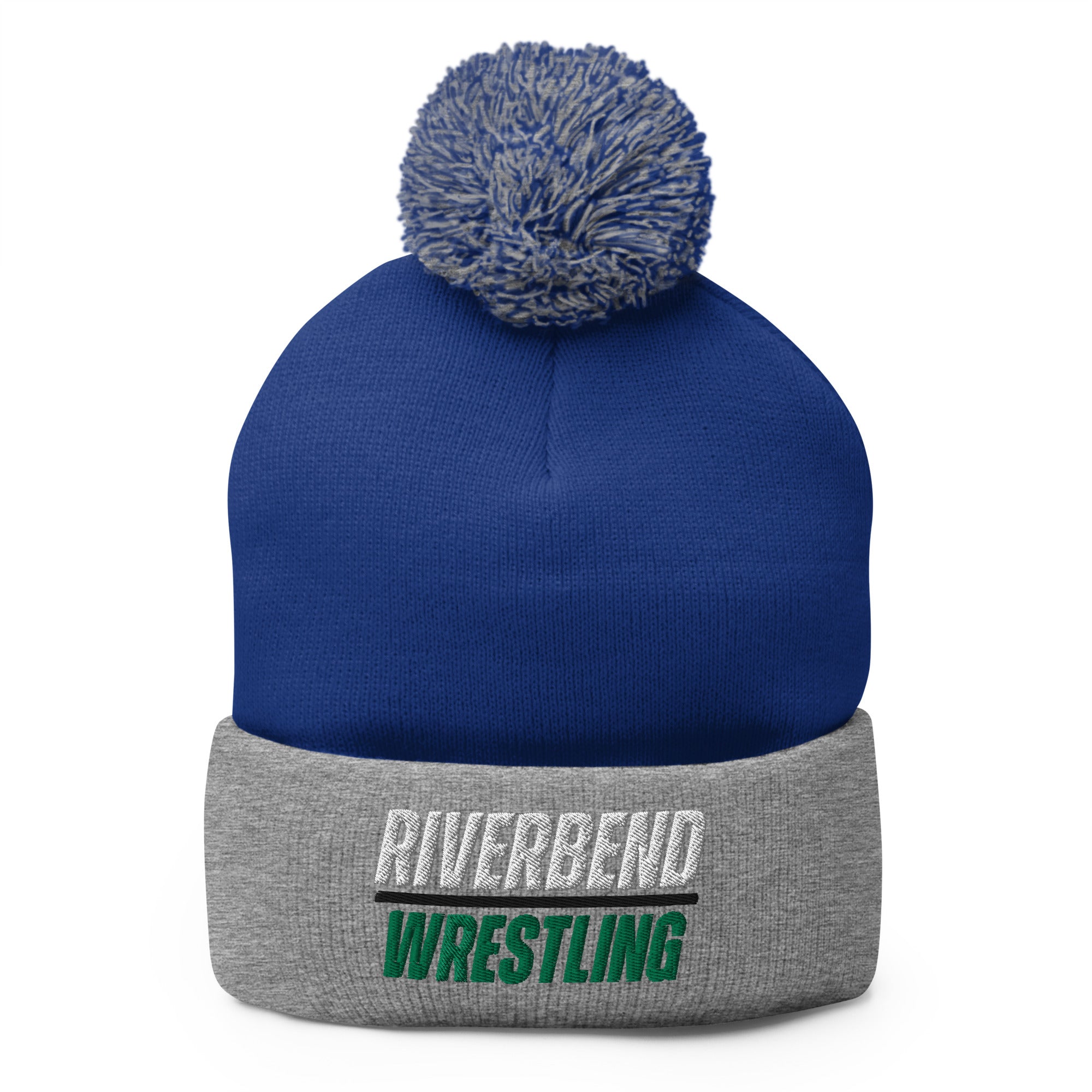 Riverbend Wrestling Royal Pom-Pom Knit Cap