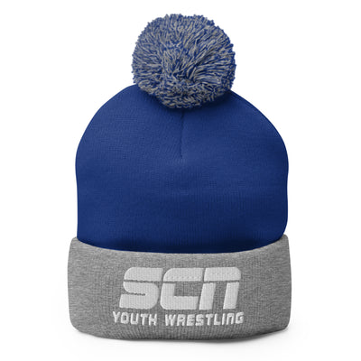 SCN Wrestling Pom-Pom Knit Cap