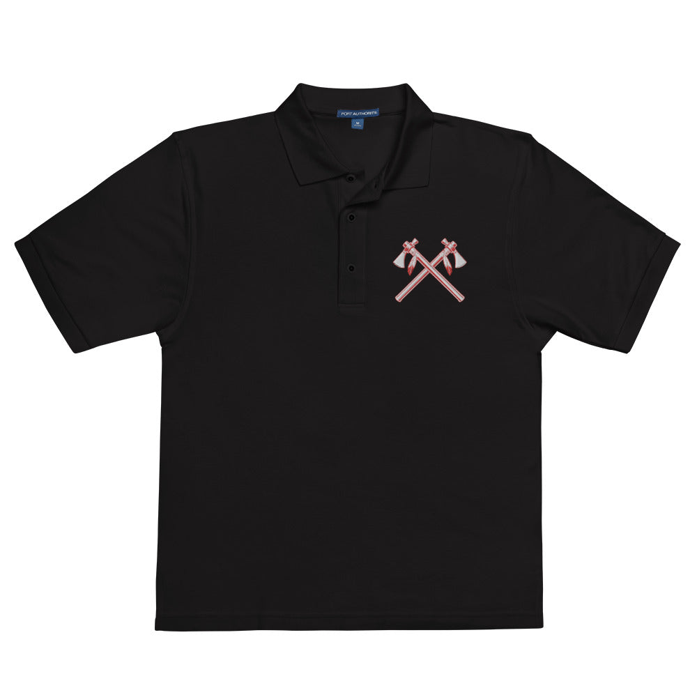 Tomahawk Wrestling  Men's Premium Polo
