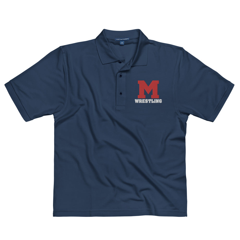 M Wrestling Men's Premium Polo