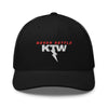 Kansas Thunderstruck Wrestling Never Settle Retro Trucker Hat