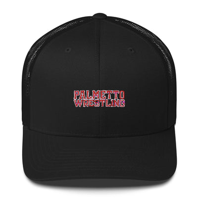 Palmetto Wrestling  Embroidery Retro Trucker Hat